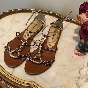 Cheetah Print Sandals